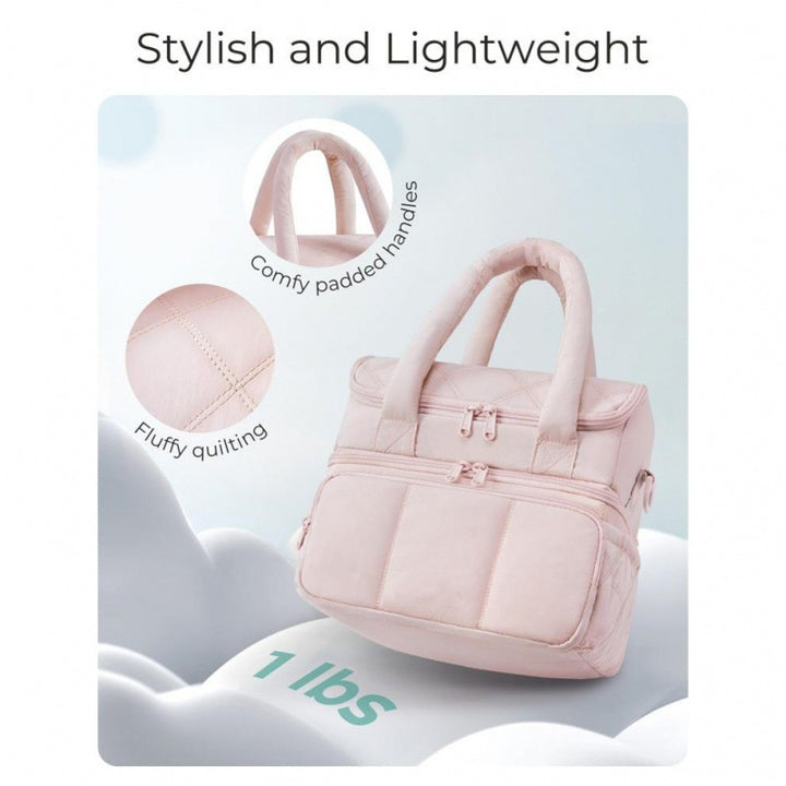 Stylish cosmetic travel bag with multiple compartments Kalsten