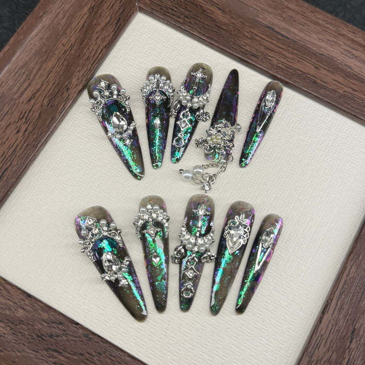 Premium Decorative Rhinestone Nail Art Set