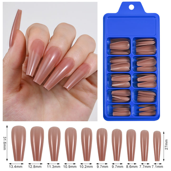 Luxurious Long Dual-Shape False Nail Set Kalsten