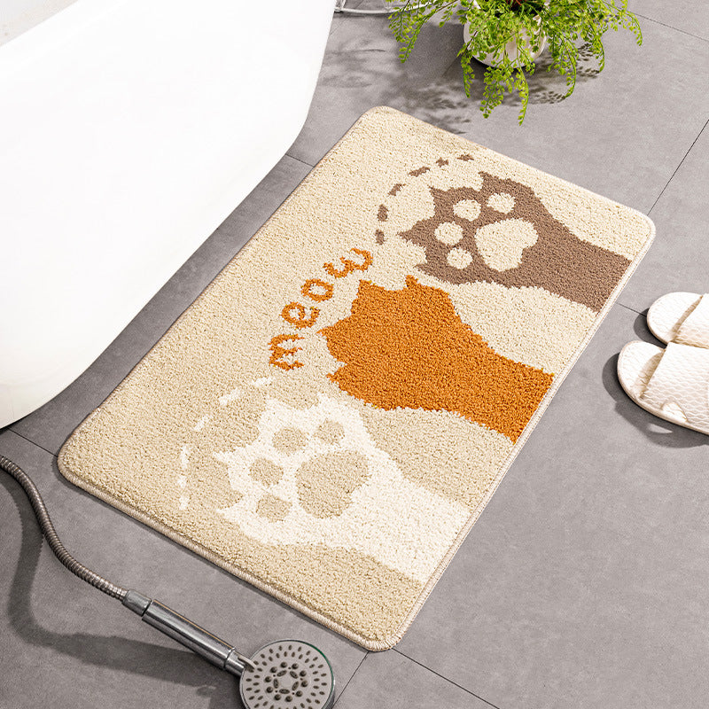 Cat-Themed Absorbent Doormat