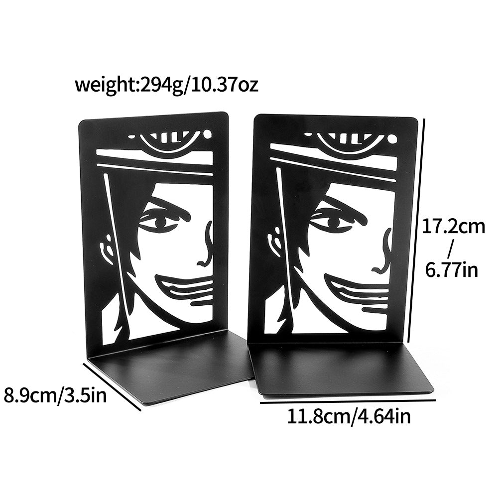 Artistic Metal Bookends