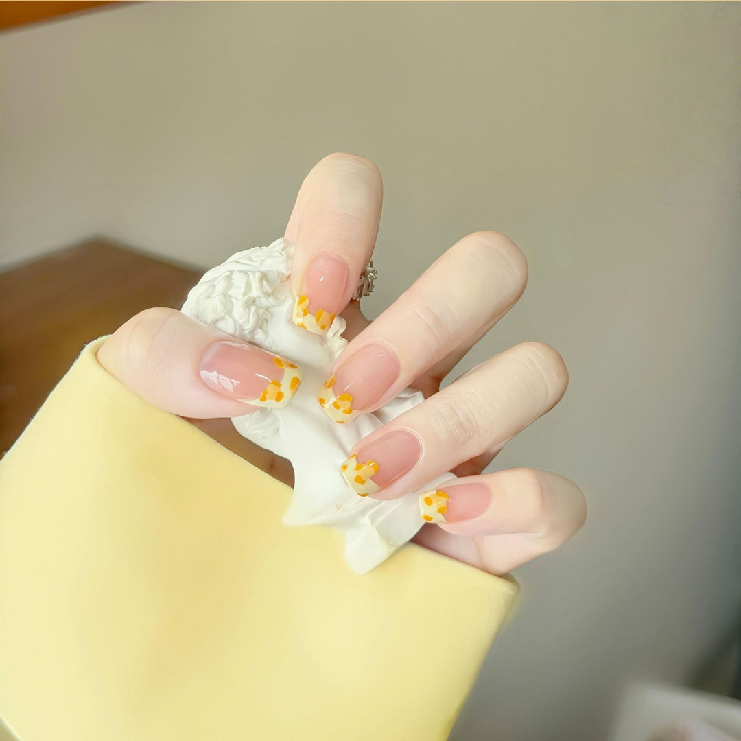 Artificial nails with leopard pattern Kalsten