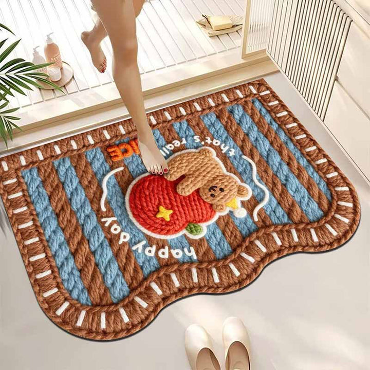 Plush Pet-Themed Area Rug