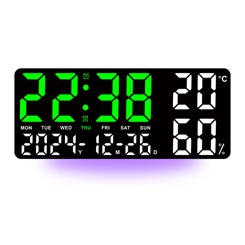 Digital multifunction alarm clock with large LED display Kalsten