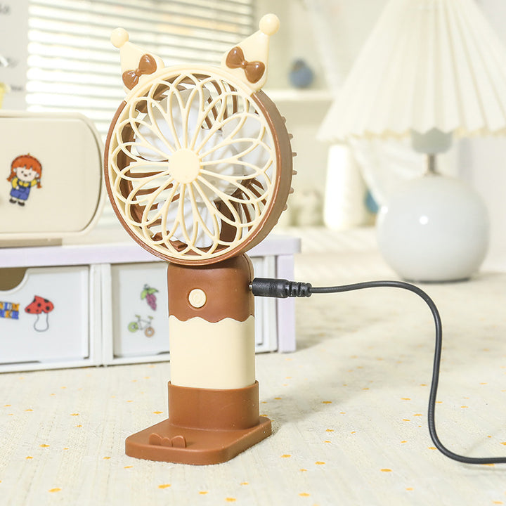 Women's Portable Hand Fan with Ergonomic Handle Kalsten