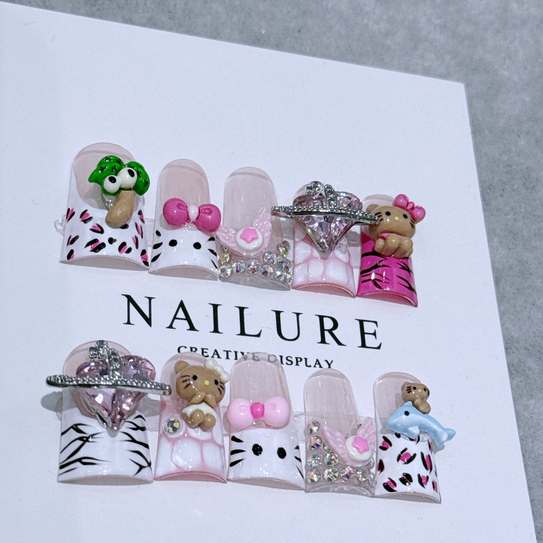 Creative 3D Nail Art Decor Set