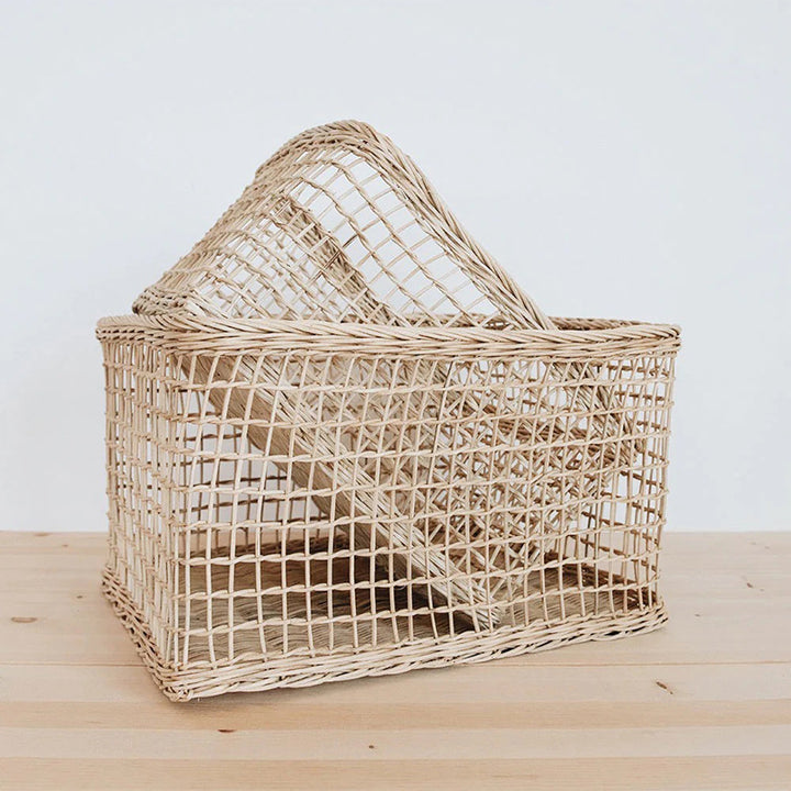 Storage basket with woven design Kalsten