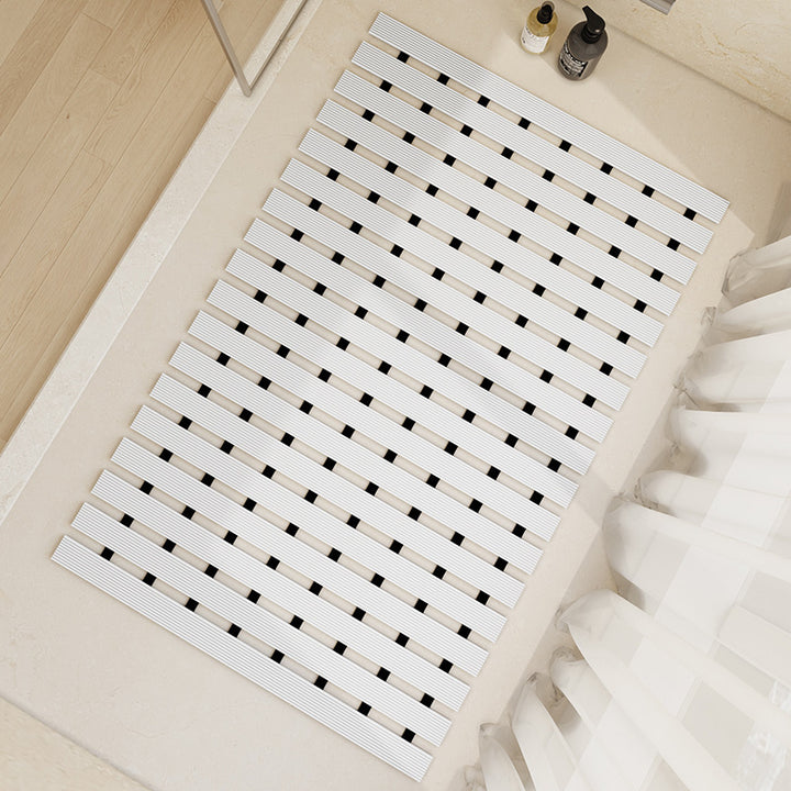 Slatted Bamboo Bathroom Mat Kalsten