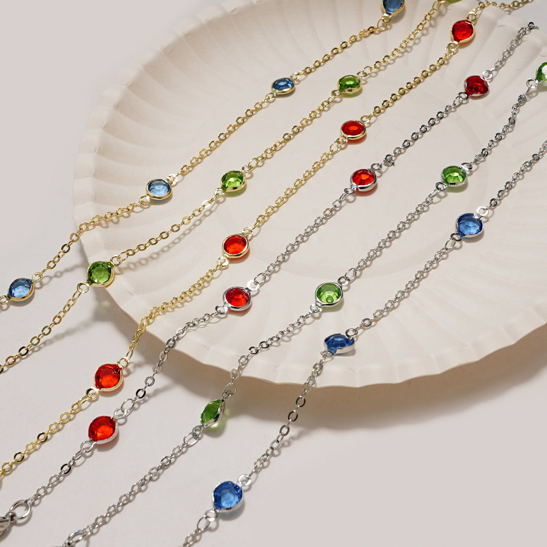 Gemstone-Studded Eyewear Holder Kalsten