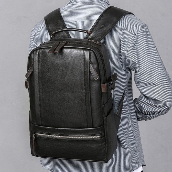 Premium Leather Backpack Kalsten