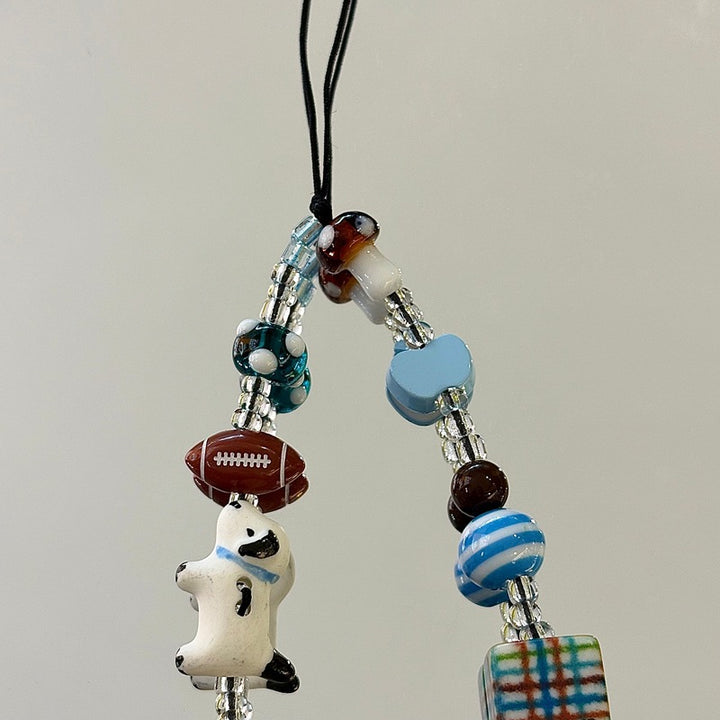 Handcrafted Beaded Charm Lanyard Kalsten