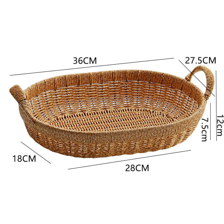 Handcrafted Decorative Woven Storage Basket Kalsten