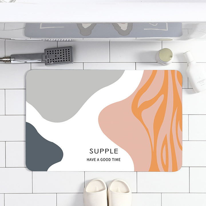 Absorbent Non-Slip Bathroom Mat