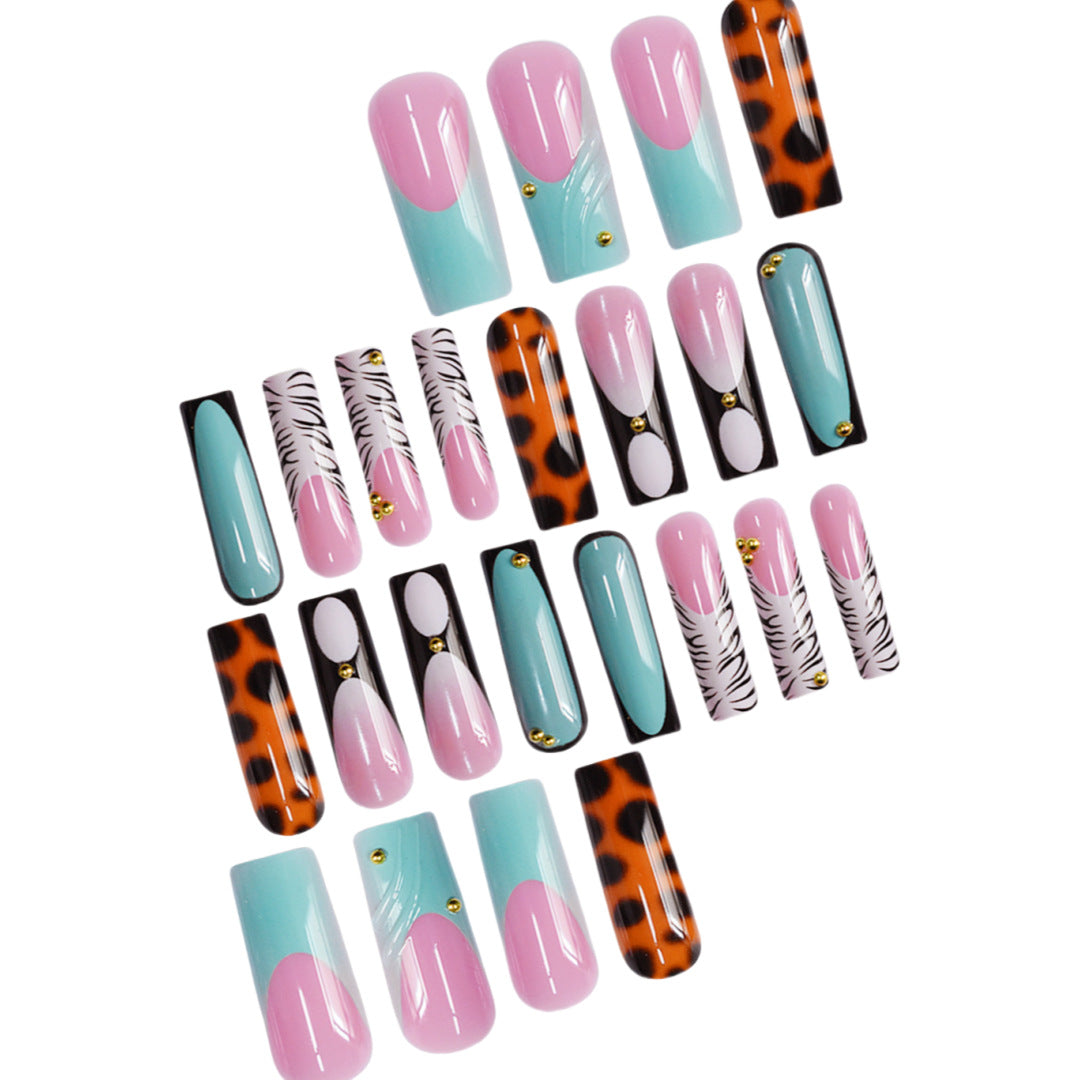 Artistic Press-On Nail Art Set Kalsten