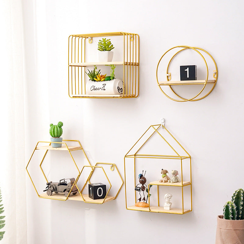 Hexagonal Floating Plant Shelf