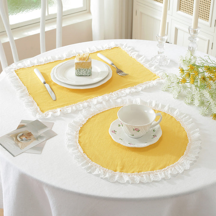 Lace Trimmed Placemats