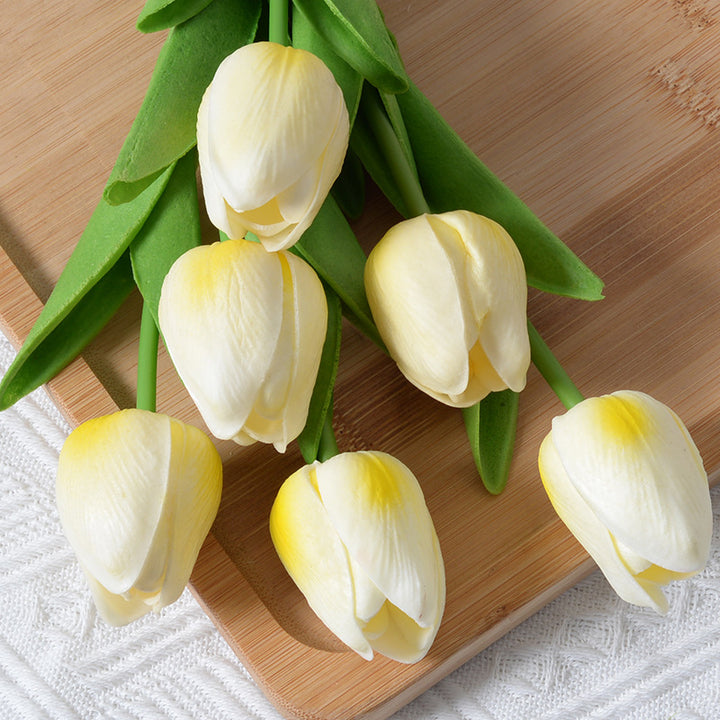 Realistic Artificial Tulip Bouquet