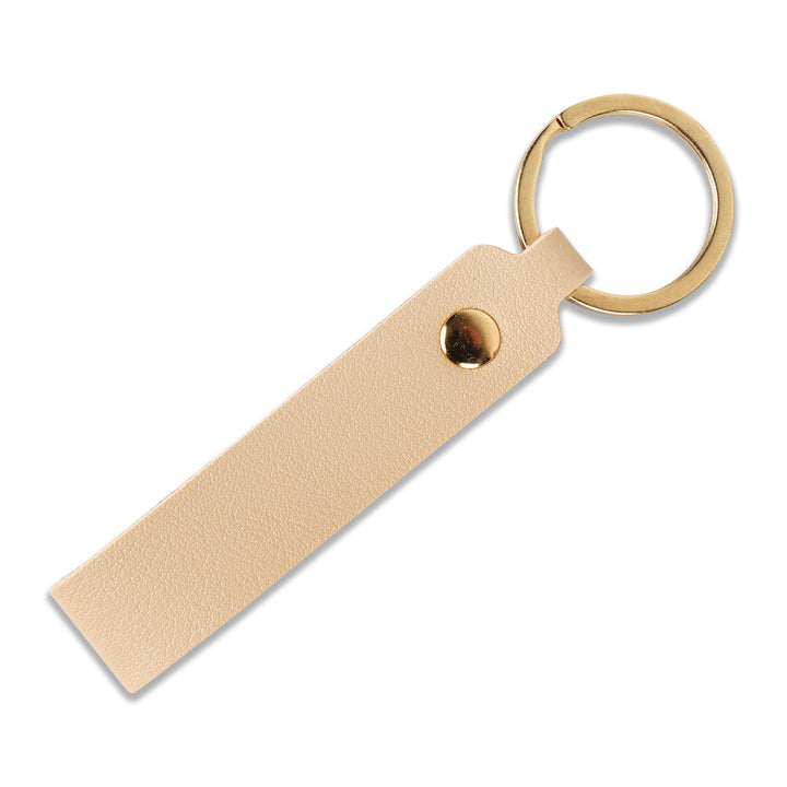 Unisex keychain with stylish faux leather design Kalsten