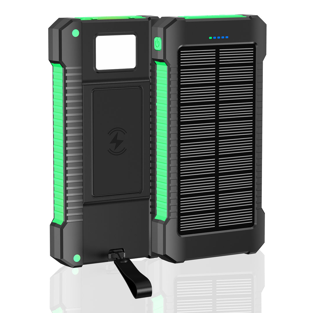 Robust Solar Power Bank with Integrated LED Light Kalsten