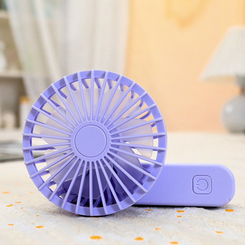 Women's Portable Hand Fan with Ergonomic Design and USB Charging Function Kalsten