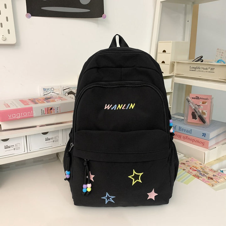 Playful Star-Embellished Backpack Kalsten