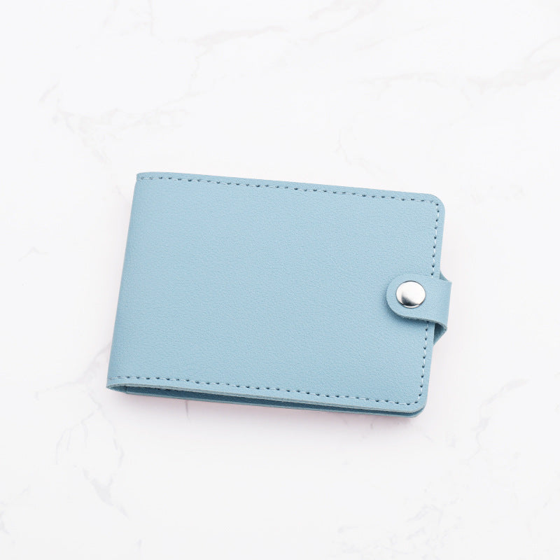 Compact Leather Card Wallet