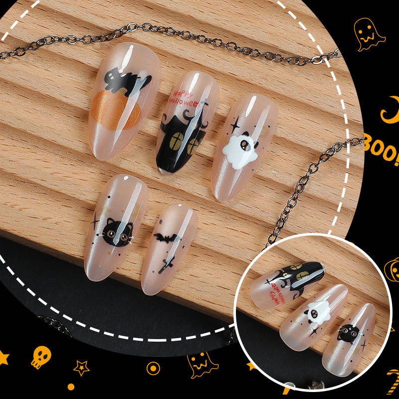 Halloween-Themed Nail Art Press-On Collection