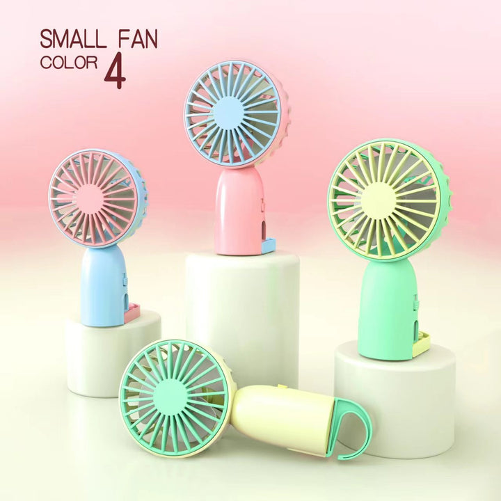 Ladies portable hand fan in cheerful design Kalsten
