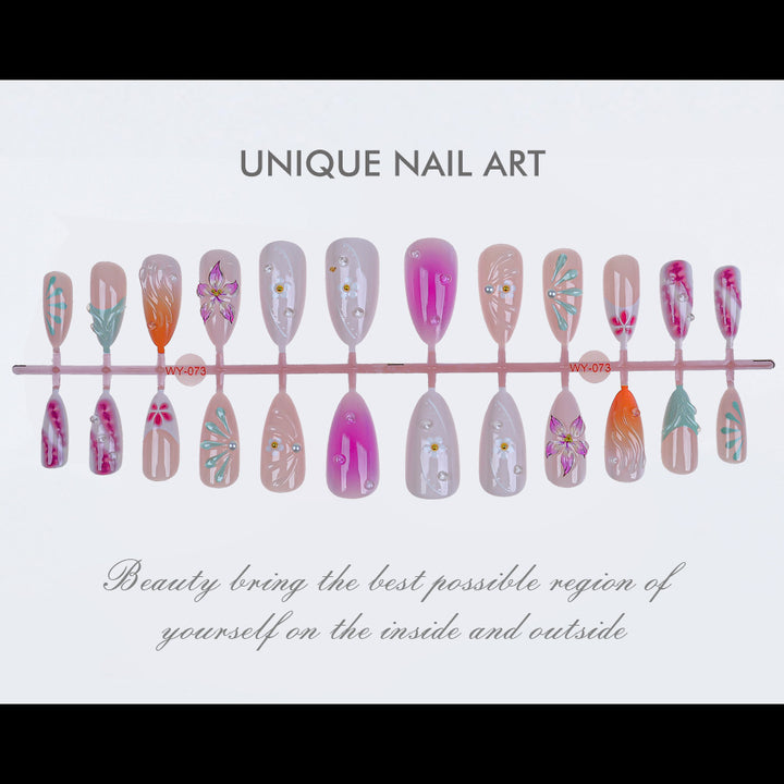 Decorative Press-On Nail Art Collection Kalsten