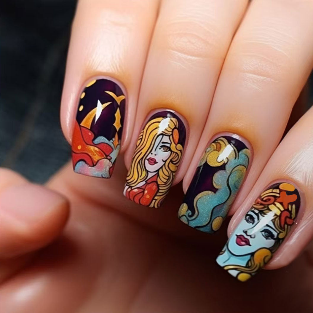 Artistic Character Nail Art Kit