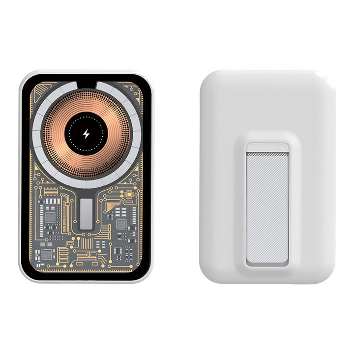 Portable power bank with innovative wireless charging function and integrated stand Kalsten