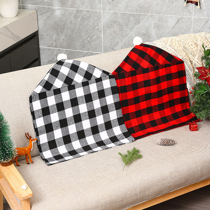 Festive chair cover in Christmas design Kalsten