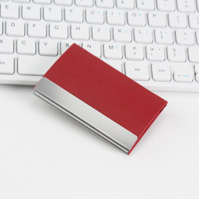 Elegant Textured Business Card Holder