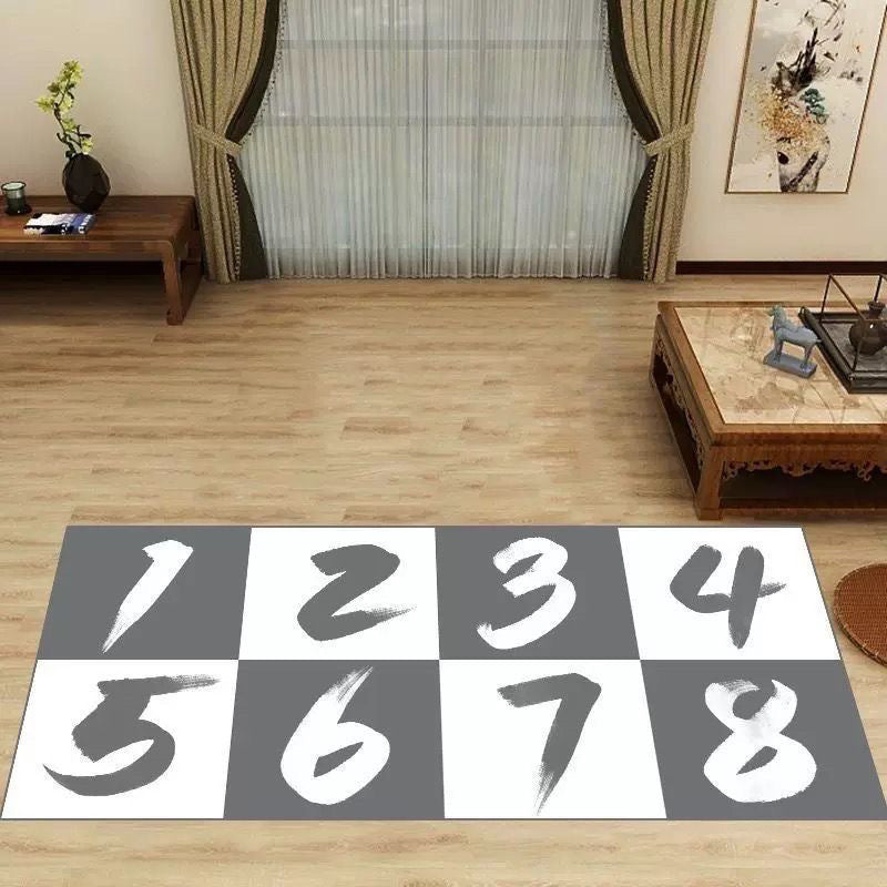 Numbered Game Floor Mat