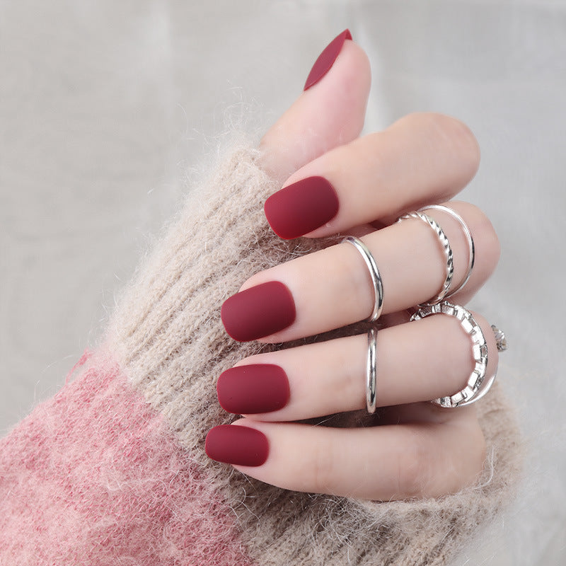 Matte Press-On Nail Set Kalsten