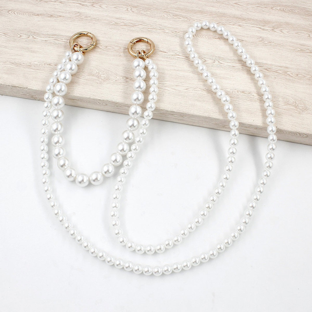 Elegant Pearl and Chain Necklace Kalsten