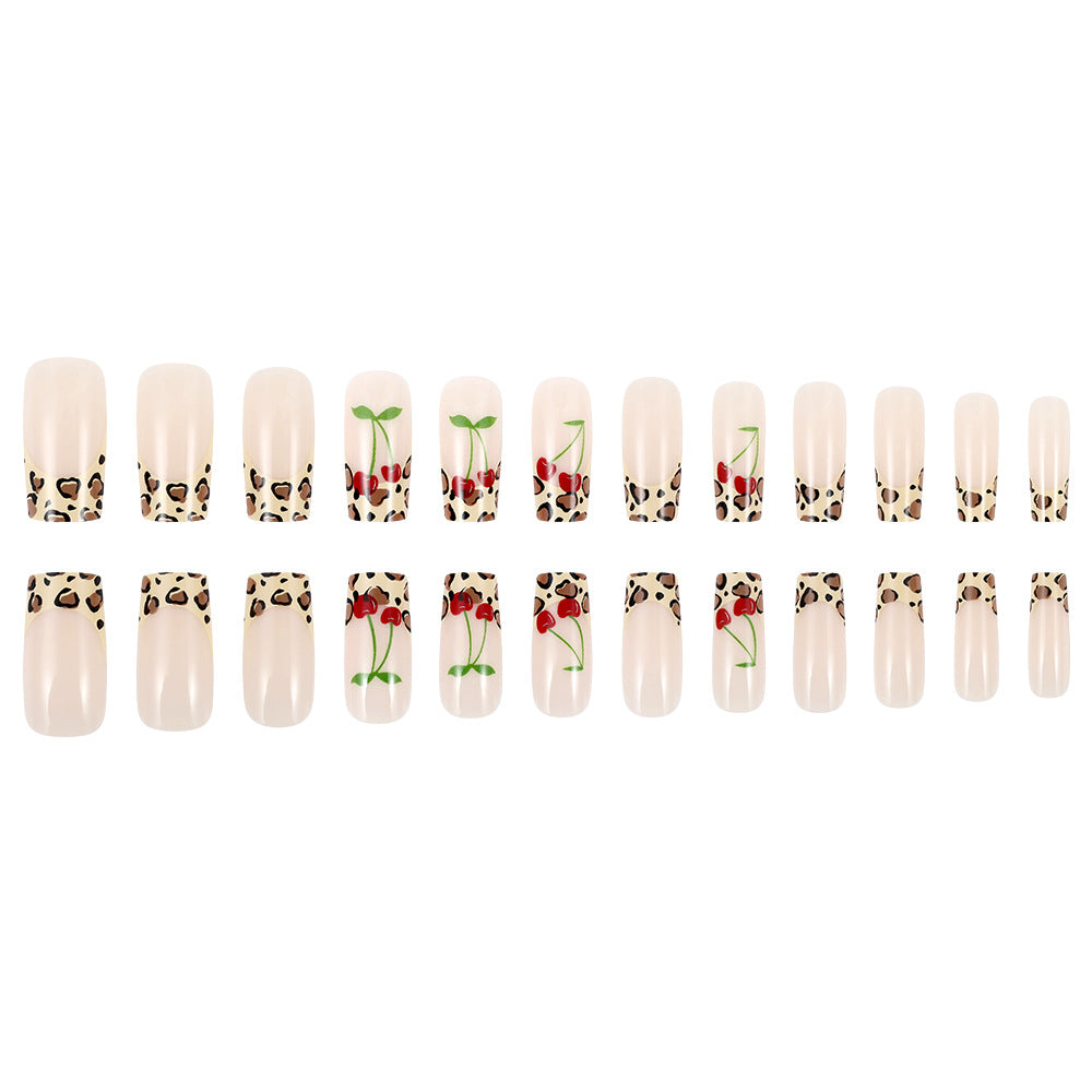 Artistic Leopard Print Press-On Nails Kalsten