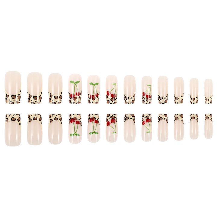 Artistic Leopard Print Press-On Nails Kalsten