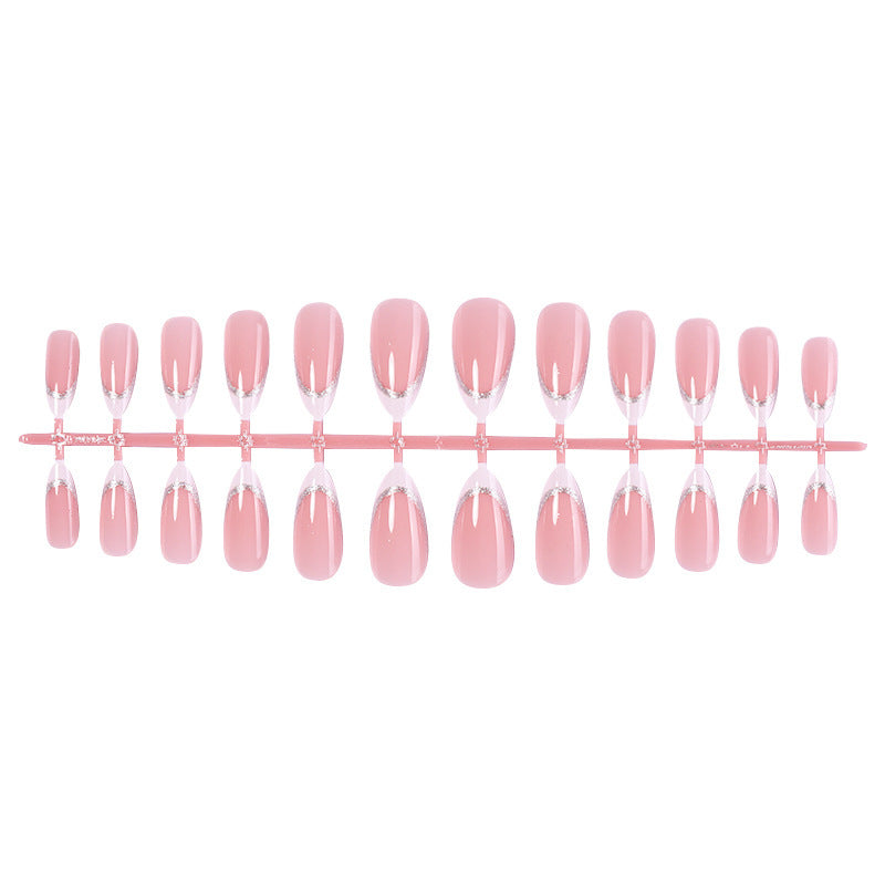 Artificial nail set with elegant glitter accents Kalsten