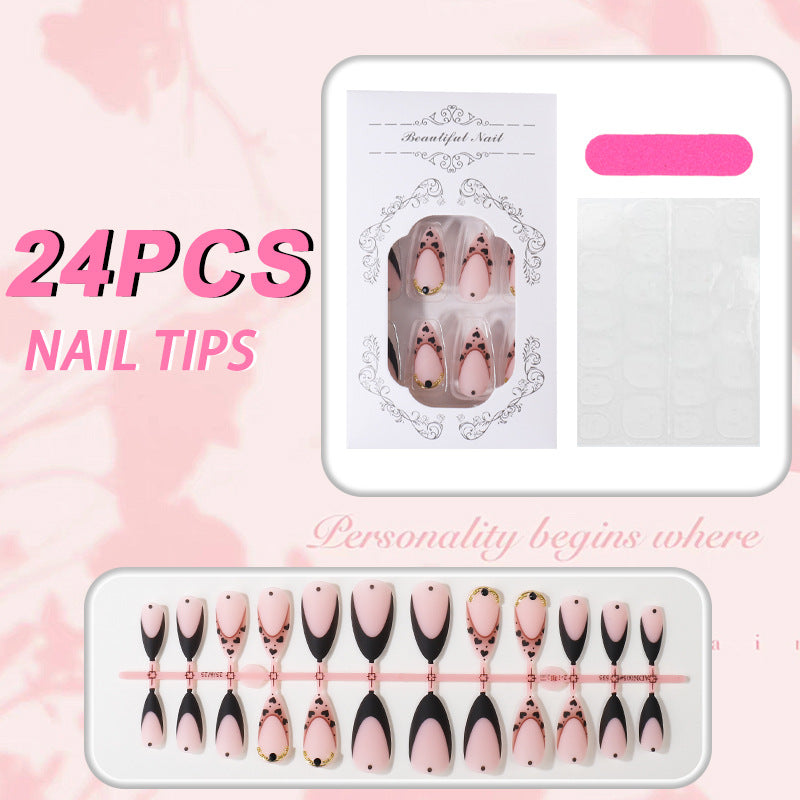 Unique Elegant Press-On Nail Tips Set Kalsten
