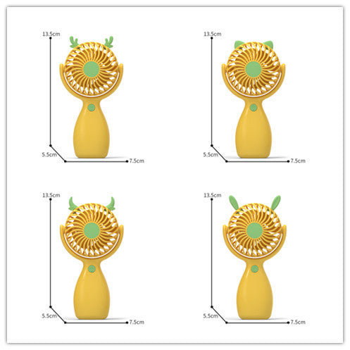 Unisex Portable Handheld Fan with Flexible Design Kalsten