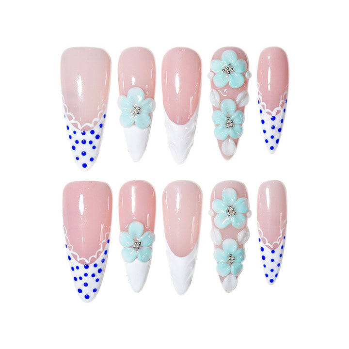 Floral Accent Nail Art Extensions Kalsten
