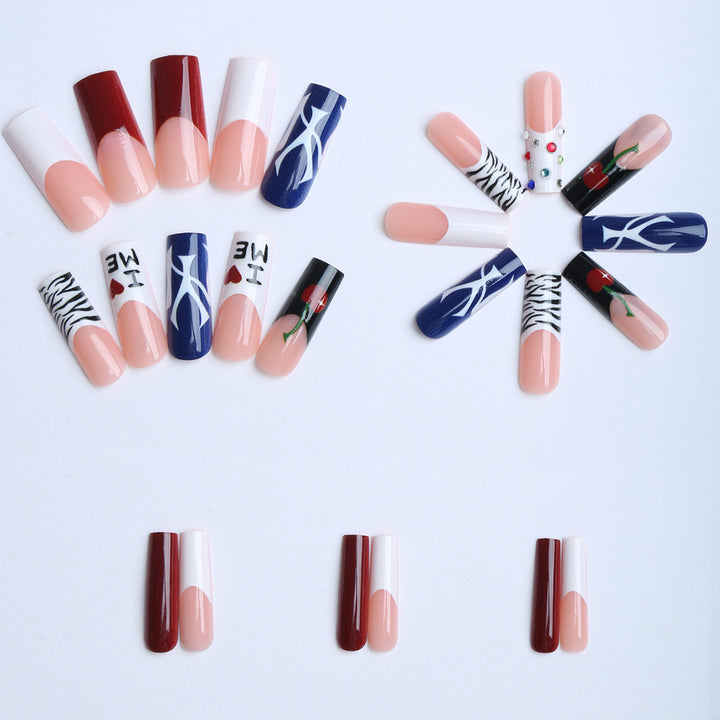 Artificial nails with creative designs Kalsten