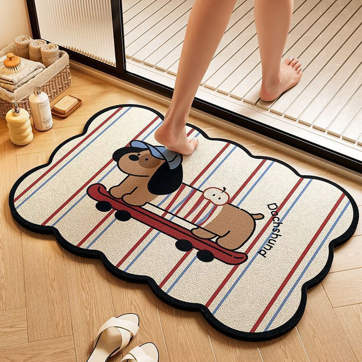 Cute Dachshund Bath Mat
