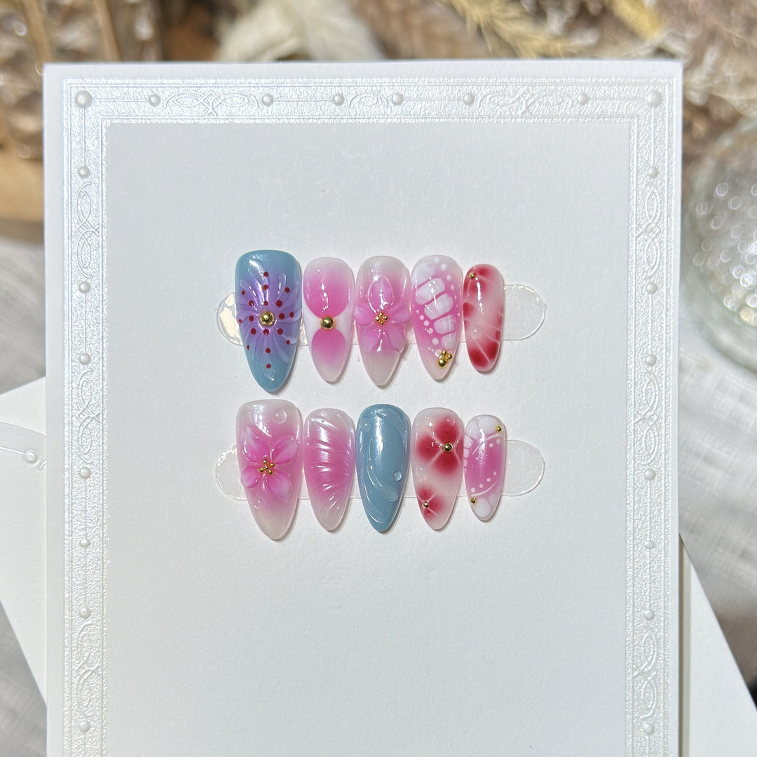 Reusable Press-On Nail Set Kalsten