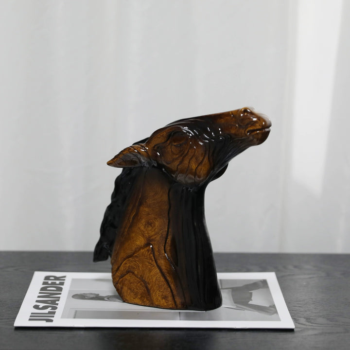 Modern Horse Head Sculpture