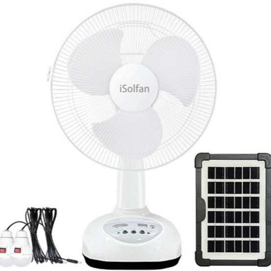 Ladies Solar-Powered Table Fan Kalsten