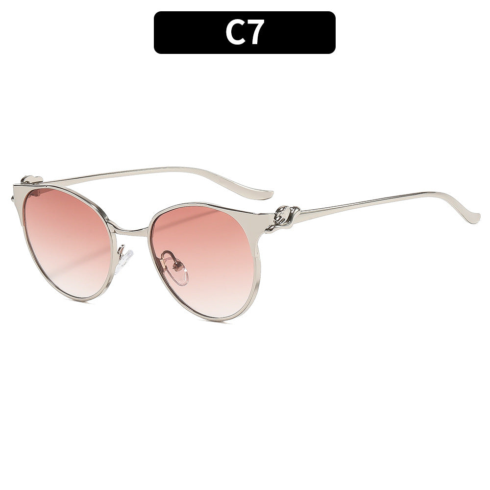 Contemporary Design Stylish Cat-Eye Sunglasses
