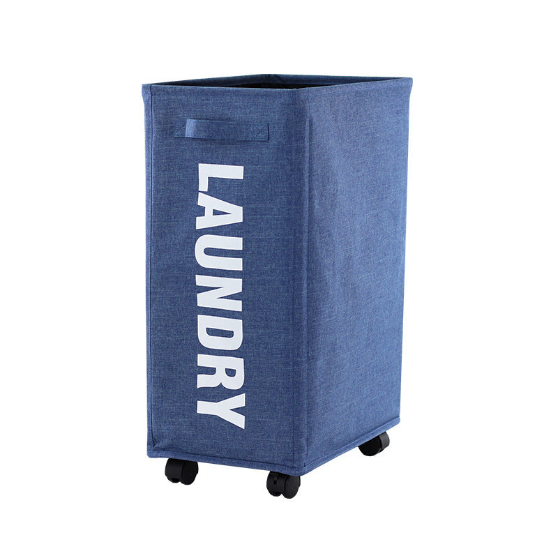 Practical laundry container with wheels Kalsten
