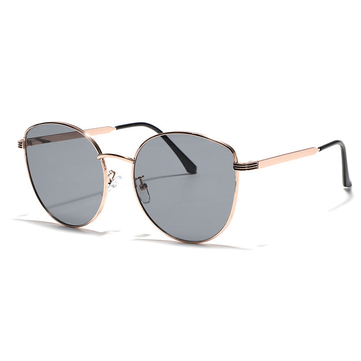 Women's geometric sunglasses with narrow metal frame Kalsten